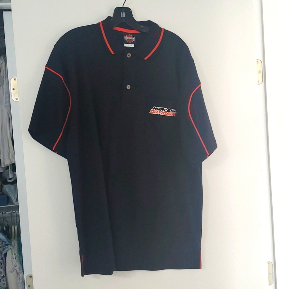 Harley-Davidson black classic polo